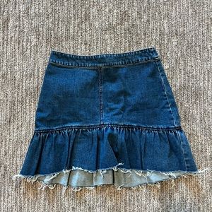 Size 6 women jean skirt